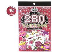 One Book of 6 Sheets Ladies Girls Colourful Letters Hearts Stars butterflies style Temporary Tattoos for parties, gifts, etc - by Fat-Catz-copy-catz