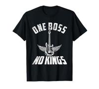 ONE BOSS NO Kings Guitar with Wings T-Shirt