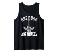 ONE BOSS NO Kings Guitar with Wings Tank Top