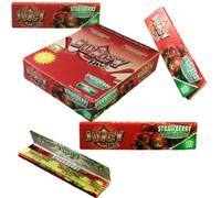 One Box = 24 x Strawberry Flavour Juicy Jay jay's KING Size Slim Juicy Flavoured Cigarette Rolling Paper / Leaves