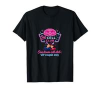 One Brain Cell Club VIP Couple Only Neon Sign T-Shirt