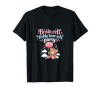 One Brain Cell Teddy Bear-ish Party Couples Graphic T-Shirt