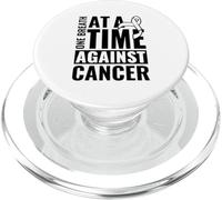 One Breath at a Time Against Cancer - Lung cancer awareness PopSockets PopGrip for MagSafe