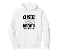 One Breath at a Time - Lung cancer awareness Pullover Hoodie