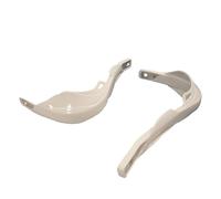 one By Camamoto Universal Motorcycle Hand Guards for Dirt Bikes, Enduros, Café Racer, for Handlebars from 22 to 28 mm, White