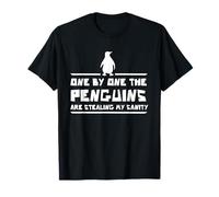 One by one the penguins are stealing my sanity t-shirt T-Shirt