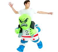 One Casa Inflatable Costume Adult,Blow Up Party Costume,Riding Alien Costume,Halloween Costumes for Women Men (63INCH)