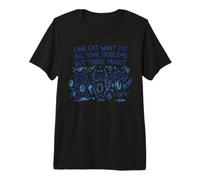 One Cat Won't Fix Your Problems But Three Might Cats Premium T-Shirt