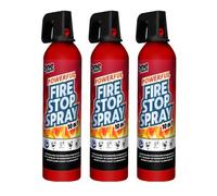 One Chem - 3 x 750g Fire Stop Spray - For Home, Kitchen, Car, Caravan, Camping - 10 in 1 fire extinguisher - Non-toxic