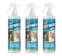 One Chem Footwear Protector Spray, 3 x 250ml, Waterproof Spray, Invisible Barrier for Fabric and Leather, Shoe protector