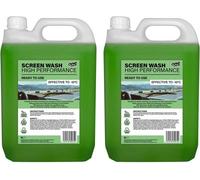 One Chem High Performance Screenwash 2 x 5 Litre, Effective down to -10°C, Suitable for Electric Cars