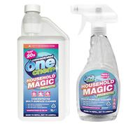 One Chem Household Magic Probiotic Multi-Surface Cleaner Concentrate, 1L + 500ml Empty Refill Bottle, Stain and Odour Removal, Dilutable 20x
