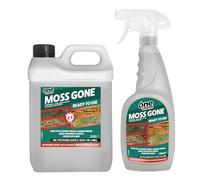 One Chem Moss Gone Moss Killer, 2.5 Litres and 750 ml, For Paths, Patios, Roofs, Walls, Tarmac, Gravel