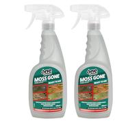 One Chem Moss Gone Moss Killer, 2 x 750 ml, For Paths, Patios, Roofs, Walls, Tarmac, Gravel