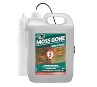 One Chem Moss Gone Moss Killer, 5 Litre with Battery Sprayer, Suitable on Paths, patios and hard surfaces