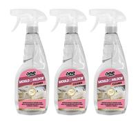 One Chem Mould and Mildew Cleaner 3 x 750 ml Ready to Use Spray