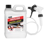One Chem Mouse Repellent Spray, 2.5L with Long Hose Trigger, Peppermint Scent, Anti-Rodent Solution for Home, Garden, Loft, Garage, Indoor and Outdoor Use