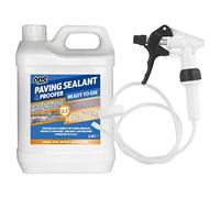 One Chem - Paving Sealant and Proofer - 2.5 Litre Water Seal - with Long Hose Trigger - Breathable, Colourless Waterseal for Brick, Wood and Stone