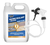 One Chem - Paving Sealant and Proofer - 5 Litre Water Seal - with Long Hose Trigger - Breathable, Colourless Waterseal for Brick, Wood and Stone
