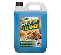 One Chem Pet Carpet Cleaner, Orange & Bergamot, 5L | Super Concentrated, Neutralises Pet Odours, Carpets & Upholstery, Machine or Hand Use, 1:50 Dilution Ratio