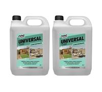 One Chem Pressure Washer Universal Cleaner, 2 x 5L, Concentrate, Mould and Algae Remover for Fences, Sheds, Decking
