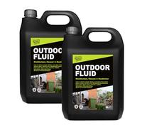 One Chem Professional Outdoor Fluid 2 x 5 Litres, Kills 99.9% Bacteria, Disinfects Greenhouses, Plantpots, Drains, Bins, Kennels, Stables