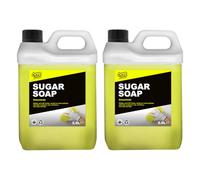 One Chem Professional Sugar Soap Concentrate, 2 x 2.5 Litre, Walls, Grease, Grime, Dirt and Stain Remover, Kitchen Degreaser, Versatile Cleaner