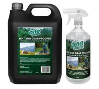 One Chem Tent and Gear Waterproof 1 Litre Spray with 5L Refill, Protects Tents and Gear From The Elements, Ideal for Camping and Hiking