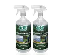 One Chem - Tent and Gear Waterproof 2 x 1 Litre Spray - Multi-pack - Effectively Protects Tents From The Elements - Ideal for Camping and Hiking