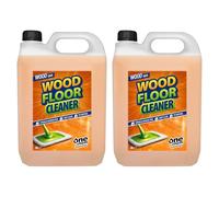 One Chem Wood Floor Cleaner, 2 x 5L, pH Neutral, Streak & Residue Free, Deep Clean, Wood Safe