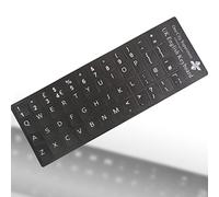 One City Superstore® Qwerty Keyboard Stickers Self-adhesive English UK British Layout