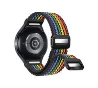 One Click Braided Sport Band Compatible with Samsung Galaxy Watch 7 6 4 5 FE 40mm 44mm Galaxy Watch 6 4 Classic 47mm 43mm 42mm 46mm Watch 5 Pro 45mm 20mm for Men