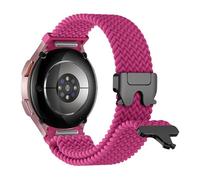 One Click Braided Strap for Samsung Galaxy Watch 7 6 5 4 FE 40mm 44mm/6&4 Classic 46mm 42mm 47mm 43mm/5Pro 45mm Men/Women,No Gap Elastic Nylon Straps Parachute Sport Band for Samsung Watch 7 4 6 5 FE