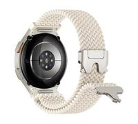 One Click Braided Strap for Samsung Galaxy Watch 7 6 5 4 FE 40mm 44mm/6&4 Classic 46mm 42mm 47mm 43mm/5Pro 45mm Men/Women,No Gap Elastic Nylon Straps Parachute Sport Band for Samsung Watch 7 4 6 5 FE