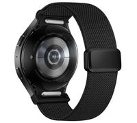 One Click Magnetic Band Compatible with Samsung Galaxy Watch 7 6 5 4 FE 40mm 44mm/ 6 4 Classic 43mm 47mm 42mm 46mm / 5 Pro 45mm, 20 mm No Gap Sport Nylon Strap for Women Men