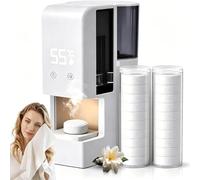 One-Click Start Automatic Hot Towel Dispenser, 2026 Upgraded Towel Warmer with 40 Soft Compressed Towels, 55°C Constant Temp for Bathroom & Skincare Use,Towel Warmer + 40 Towels