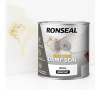 One Coat Damp Seal White 750ml - Damp Proof Paint & Mould Protection - Anti Mould Paint for Bathroom & Interior Walls - White Sealant to Cover Damp Stains