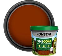 One Coat Fence Life Paint - 5L Medium Oak - Durable, Weatherproof Wood Paint for Fences & Sheds - One Coat Coverage - Fade-Resistant, Quick-Drying Outdoor Protection