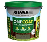 One Coat Shed & Fence Protector 5L - Forest Green - Stops Rot & Decay - Dries in 1-2 Hours - Long Lasting Colour