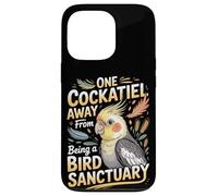 One Cockatiel Away From Being A Bird Sanctuary Cockatiels Case for iPhone 13 Pro