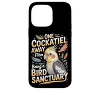 One Cockatiel Away From Being A Bird Sanctuary Cockatiels Case for iPhone 14 Pro Max