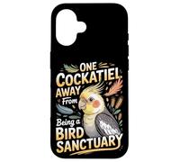 One Cockatiel Away From Being A Bird Sanctuary Cockatiels Case for iPhone 16