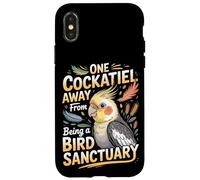 One Cockatiel Away From Being A Bird Sanctuary Cockatiels Case for iPhone X/XS