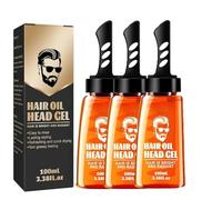 One-comb shaping-Styling Gel Comb,Long Lasting Men's Hair Styling Gel And Wax,2 in 1 Hair Wax Gel Band Comb,Strong Hold Hair Styling Gel Cream