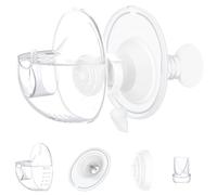 One Complete Sets Compatible with Momcozy M5 Breast Pump Replacement Parts, Collection Cup 24mm Flange,Collector,Duckbill Valves,Diaphragm for M5 only, not Other Models