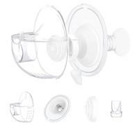 One Complete Sets Compatible with Momcozy M5 Breast Pump Replacement Parts, Collection Cup 27mm Flange,Collector,Duckbill Valves,Diaphragm for M5 only, not Other Models (27mm One Complete Sets)