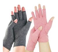 One Compress Bamboo Arthritis Gloves, Original Arthritis Compression Gloves for Women & Men, for Arthritis Hand Pain Relief, Carpal Tunnel (S,2Pcs-D)