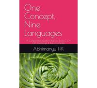One Concept, Nine Languages: A Comparative Guide to Python, Java, C, C++, C#, JavaScript, R, Rust, and Scala