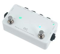 One Control Minimal Series White Loop with BJF Buffer - A/B Switch/True Bypass Looper