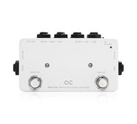 One Control Minimal Series White Loop with BJF Buffer - A/B Switch/True Bypass Looper